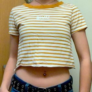 Striped Vans Crop Top